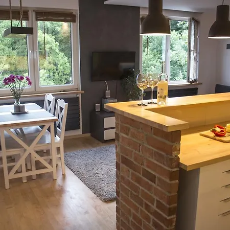Zaciszny Apartament Pod Lasem Apartmán *